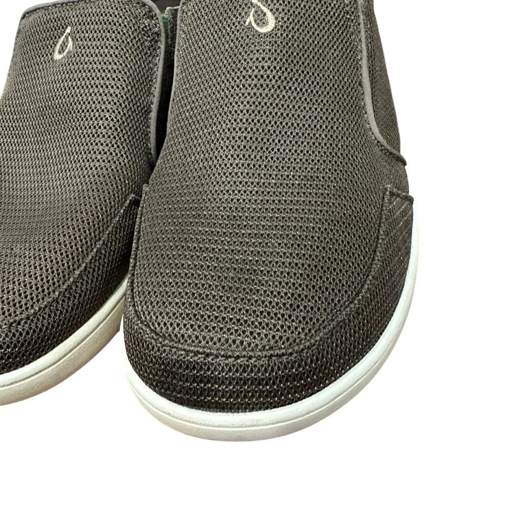 OluKai Nohea Mesh Mens Slip On Loafer Shoes Brown‎ Size US 8 EUR 41